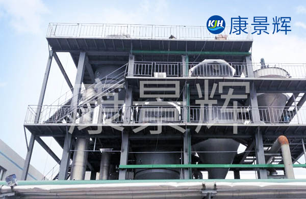 青島康景輝三效蒸發(fā)器有熱堿水、熱水、清水三種清洗功能